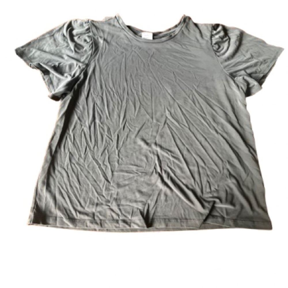 A New Day Gray Relaxed Lightweight Short Sleeve Tee - Size XL